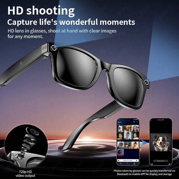 LIGE Smart Camera Sunglasses